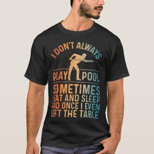 Camiseta Mejor diseño de piscina para hombres y mujeres ama
