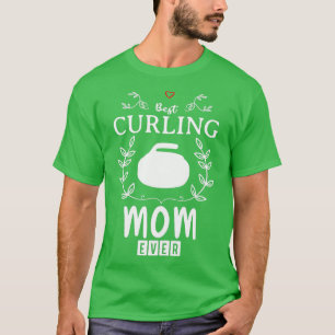 Camiseta Mejor Diseño Gracioso Para Regalo De Curling Mom
