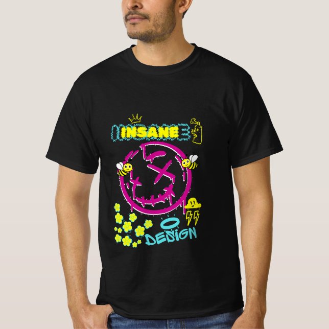 CAMISETA MEJOR DISEÑO GRÁFICO GRAFFITI ARTE STREETWEAR URBA (Anverso)