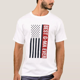 Camiseta Mejor diseño vectorial de bandera patriótica G-Ma