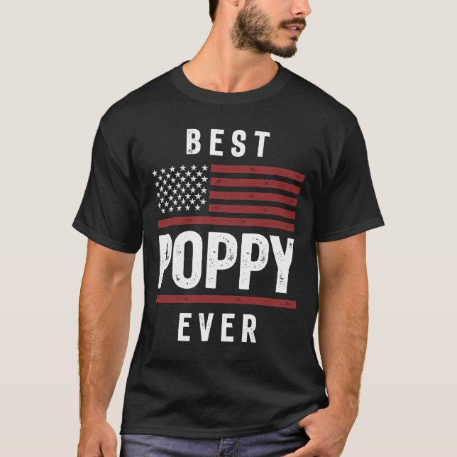 Camiseta Mejor Disquete de la Bandera de Estados Unidos de  (Anverso)