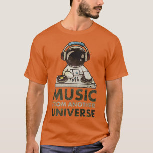 Camiseta Mejor DJ diciendo asombroso disco Jockey Universo