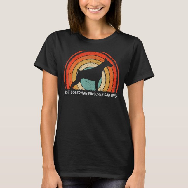 Camiseta Mejor Doberman Pinscher Dad (Anverso)