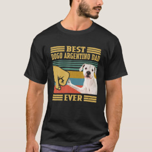Camiseta Mejor Dogo Argentino Papá Vintage Día C