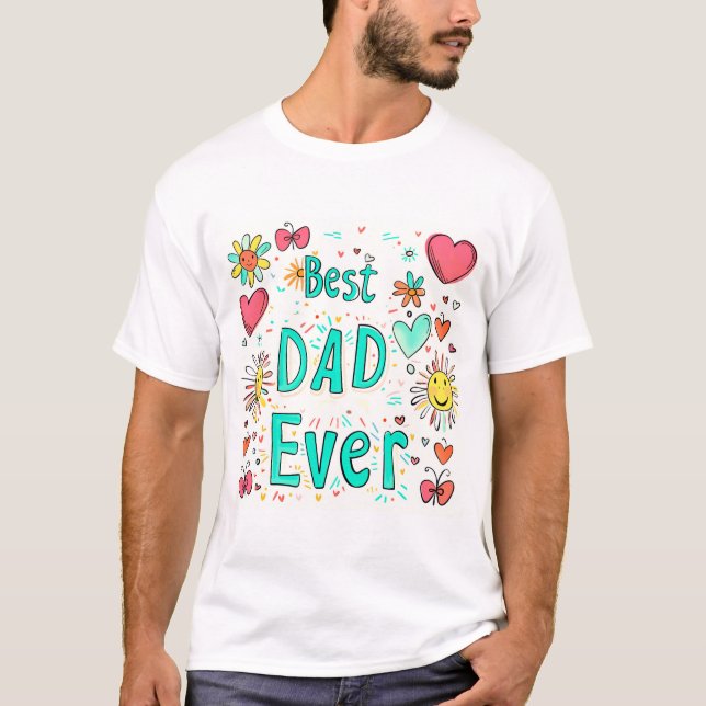 Camiseta Mejor Doodle De Papá Que Nunca (Anverso)