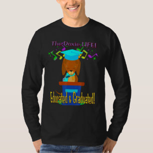 Camiseta Mejor Doxie De Graduación De Perro De Dachshund Wi
