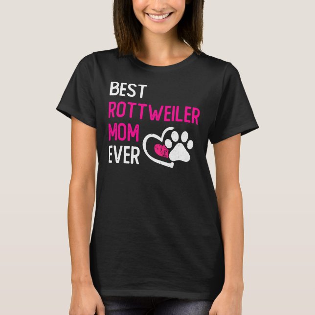 Camiseta Mejor Dueño De Perro De Rottweiler (Anverso)