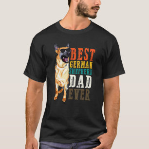 Camiseta Mejor dueño de perro pastor alemán papá de todos l