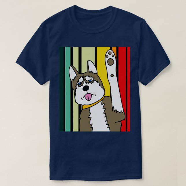 Camiseta Mejor Dueño Retro De Perro De Todos Los Tiempos11 (Diseño del anverso)