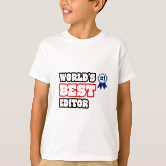 Camiseta Mejor Editor del Mundo