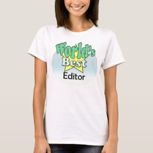 Camiseta Mejor Editor del Mundo