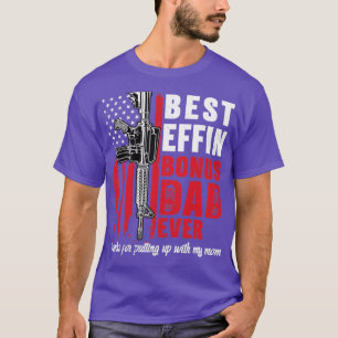 Camiseta Mejor Effin de Bono de Papá Nunca Papi Derechos de