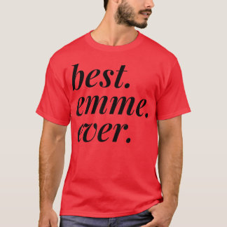 Camiseta Mejor Emme Nombrar Personalizada Mujer Chica BFF P