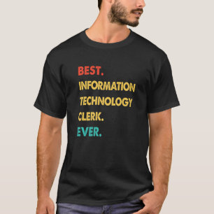 Camiseta Mejor empleado de tecnología de la información ret