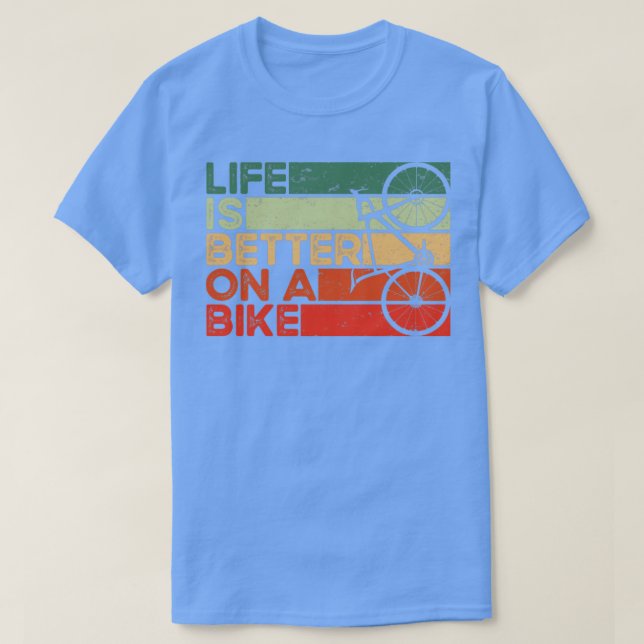 Camiseta Mejor En Bicicleta (Diseño del anverso)