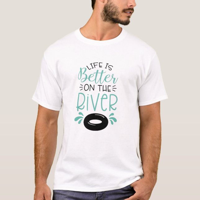 Camiseta Mejor En El Río (Anverso)
