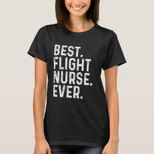 Camiseta Mejor Enfermera de Vuelo Divertido Trabajo de Enfe