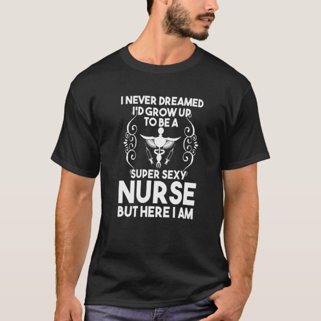 Camiseta Mejor Enfermero/a médico/a trabajador/a registrado (Anverso)