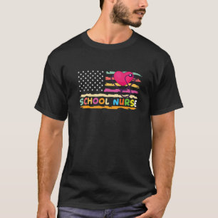 Camiseta Mejor Enfermero escolar jamás Premium