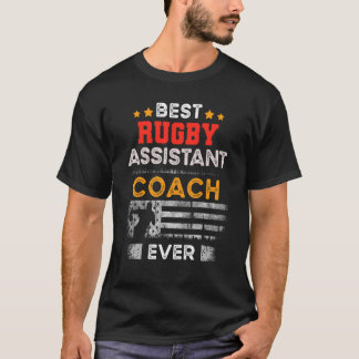 Camiseta Mejor Entrenador Auxiliar de Rugby, entrenador de