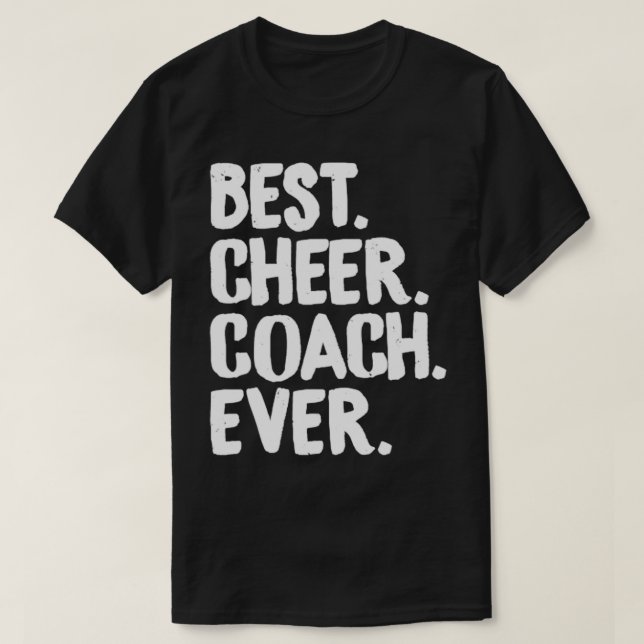 Camiseta Mejor entrenador de animadores, profesor de escuad (Diseño del anverso)