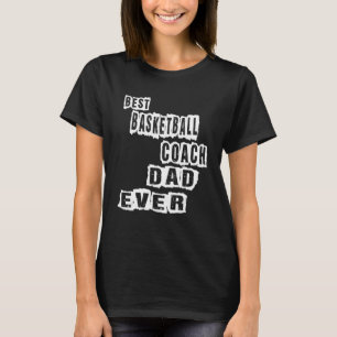 Camiseta Mejor entrenador de baloncesto papá