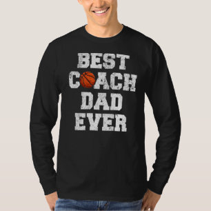 Camiseta Mejor entrenador de baloncesto papá
