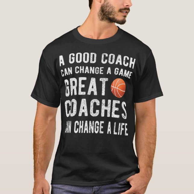 Camiseta Mejor entrenador de básquetbol regalo entrenador d (Anverso)