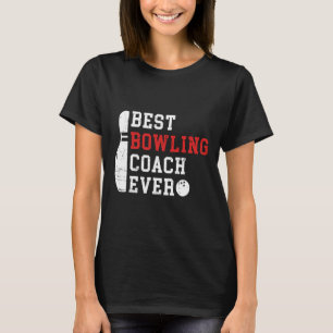 Camiseta Mejor Entrenador de Bowling, entrenador de Bowling