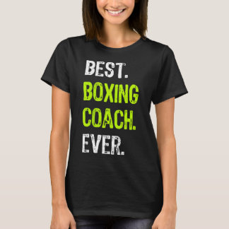 Camiseta Mejor Entrenador de Boxeo de Todos los Tiempos