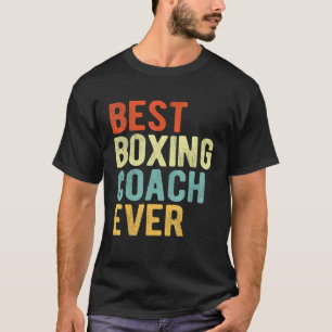Camiseta Mejor Entrenador De Boxeo De Vintage