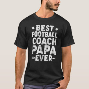 Camiseta Mejor entrenador de fútbol, papá, el día del padre
