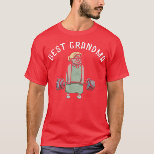 Camiseta Mejor entrenador de gimnasia de abuelitas Trai de 