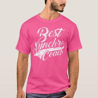 Camiseta Mejor entrenador de sincronizado de natación sincr