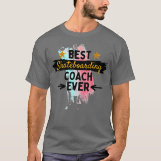 Camiseta Mejor entrenador de skateboarding
