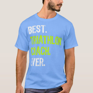 Camiseta Mejor entrenador de triatlón regalo divertido