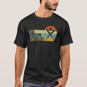 Camiseta Mejor entrenador del equipo de béisbol de todos lo