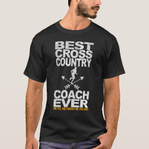 Camiseta Mejor Entrenador en Ejecución de Corredor en todo