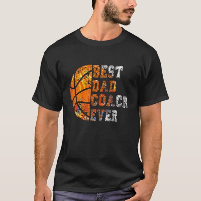 Camiseta Mejor Entrenador Papá de Todos los Tiempos Día del (Anverso)