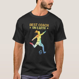 Camiseta Mejor Entrenadora De Fútbol En El Fútbol Femenino
