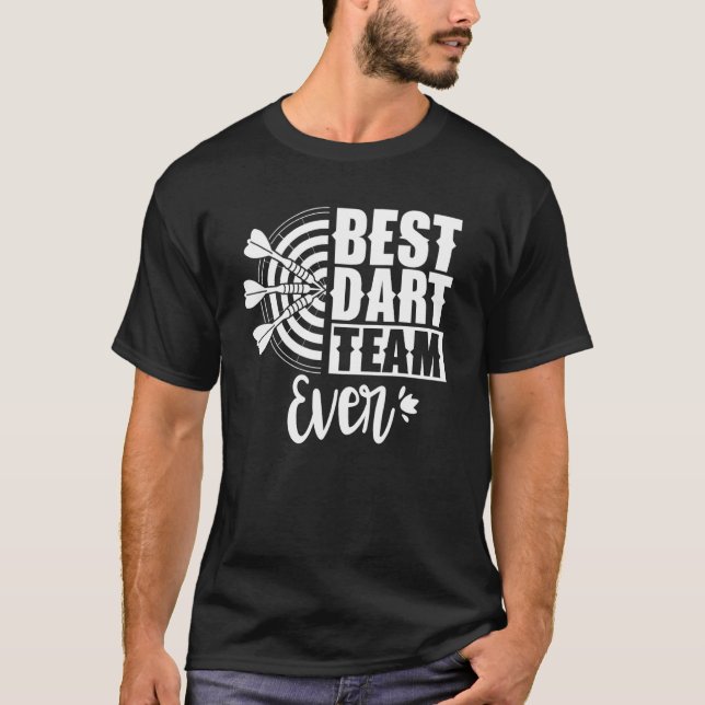 Camiseta Mejor Equipo Dart Ever Darts Crew Squad (Anverso)