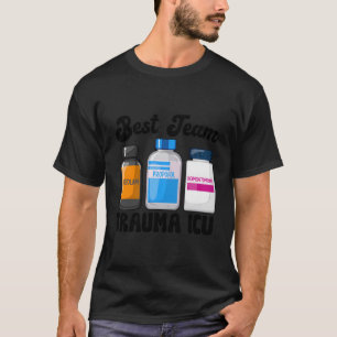 Camiseta Mejor equipo Trauma Icu Enfermera Escuadrón Intens