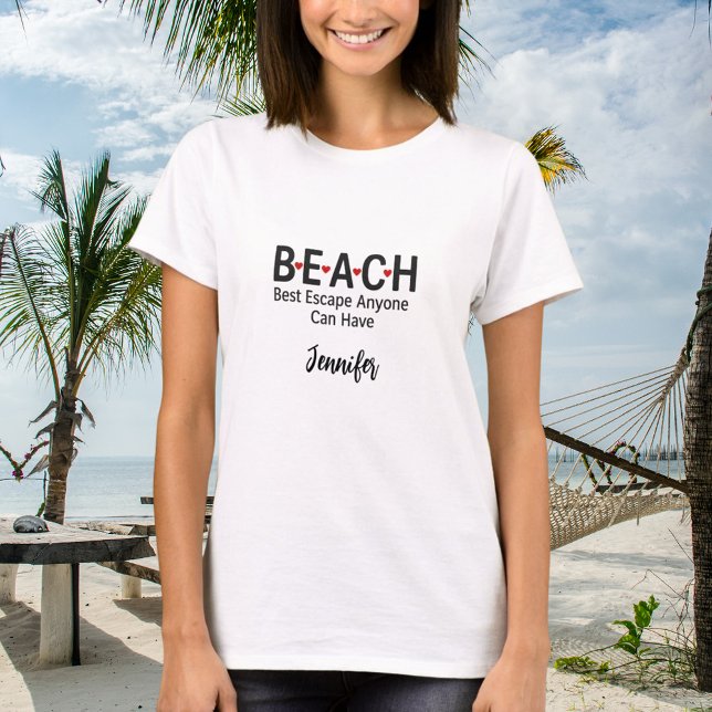 Camiseta Mejor Escapar De La Playa Que Cualquiera Pueda Ten (Subido por el creador)