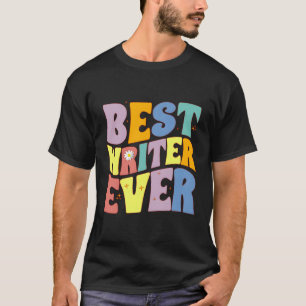 Camiseta Mejor Escritor Escribir Historias Guiones Película