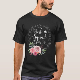 Camiseta Mejor Escuadrón de Decoración de Flores para Mujer