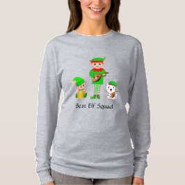 Camiseta Mejor escuadrón de elfos de Navidad moderno