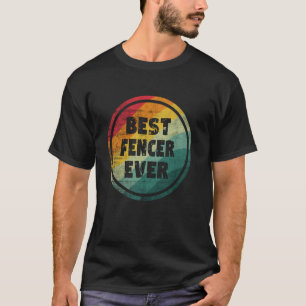 Camiseta Mejor esgrimista de la historia divertido esgrimis