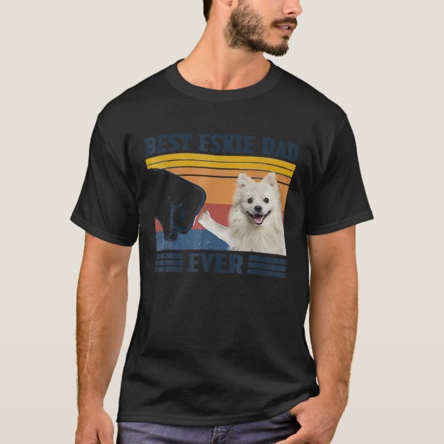 Camiseta Mejor Eskimo Dog Dad Ever Funny Dog Lover (Anverso)