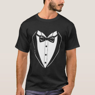 Camiseta Mejor esmoquin de boda soltero novio