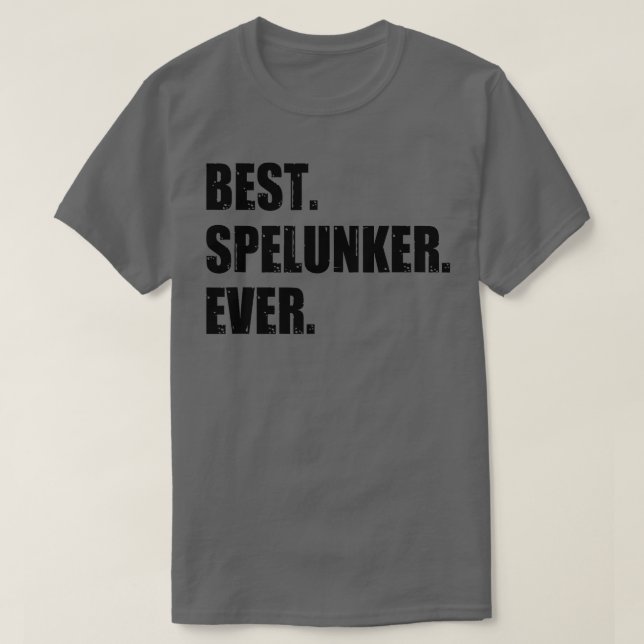 Camiseta Mejor Espelunador Caving Espeleology Potholing Sp (Diseño del anverso)